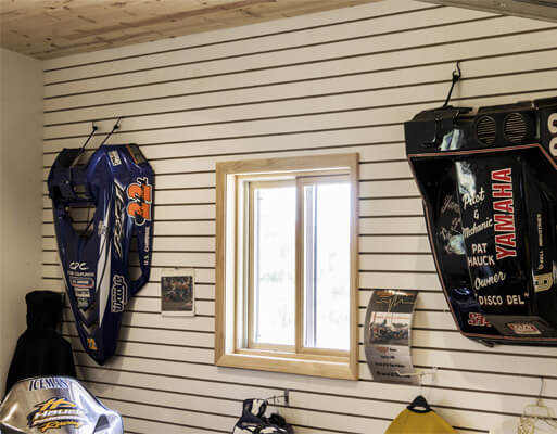 Dakota slatwall garage storage