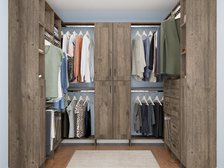 Dakota White Wall Mounted Closet