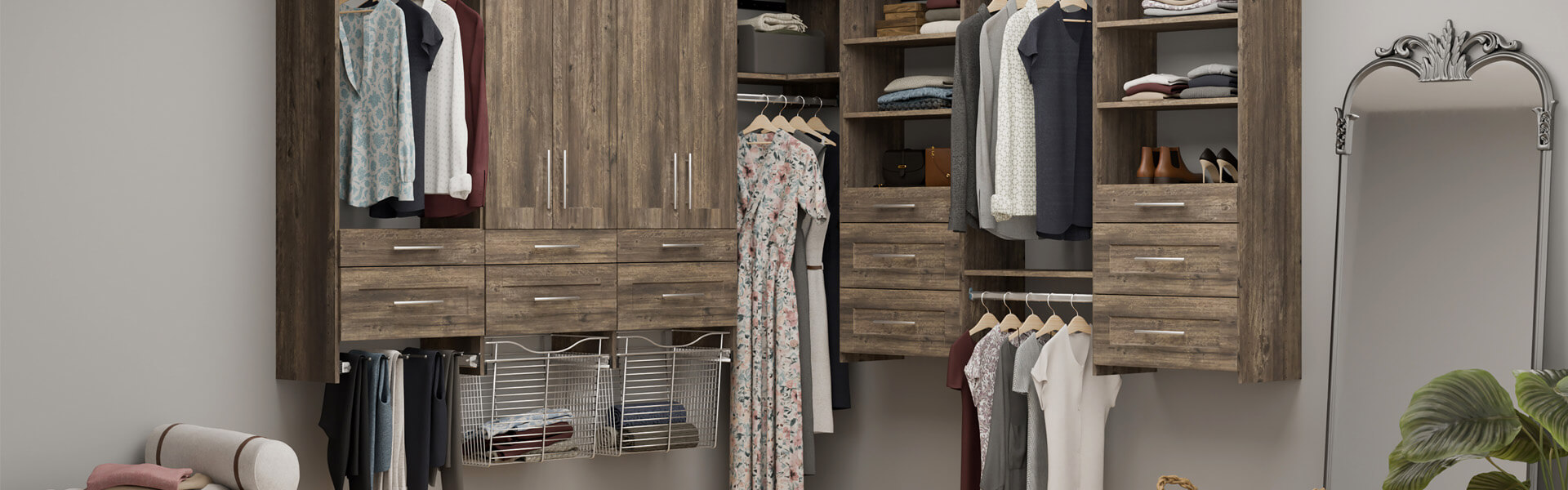 Dakota Wall Mounted Cottage Closet