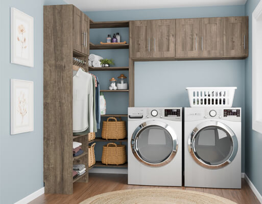 Dakota Closets Washrrom Storage