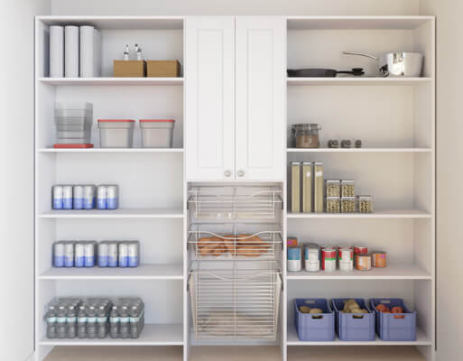 Dakota Closets walk in pantry