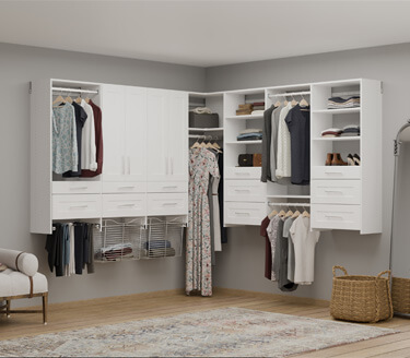 Wall Mounted Dakota Closet System