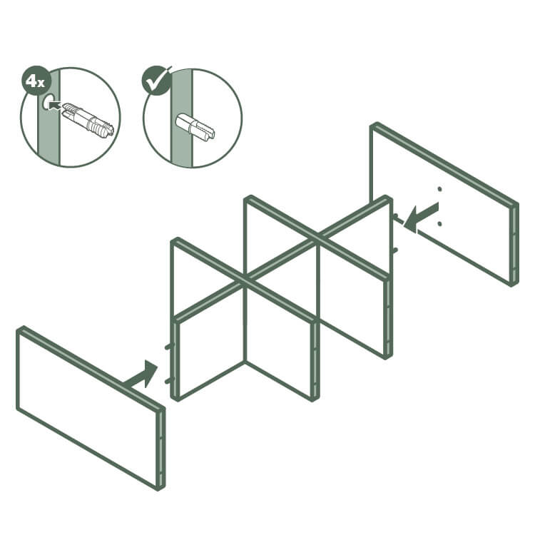 Connect top & bottom
