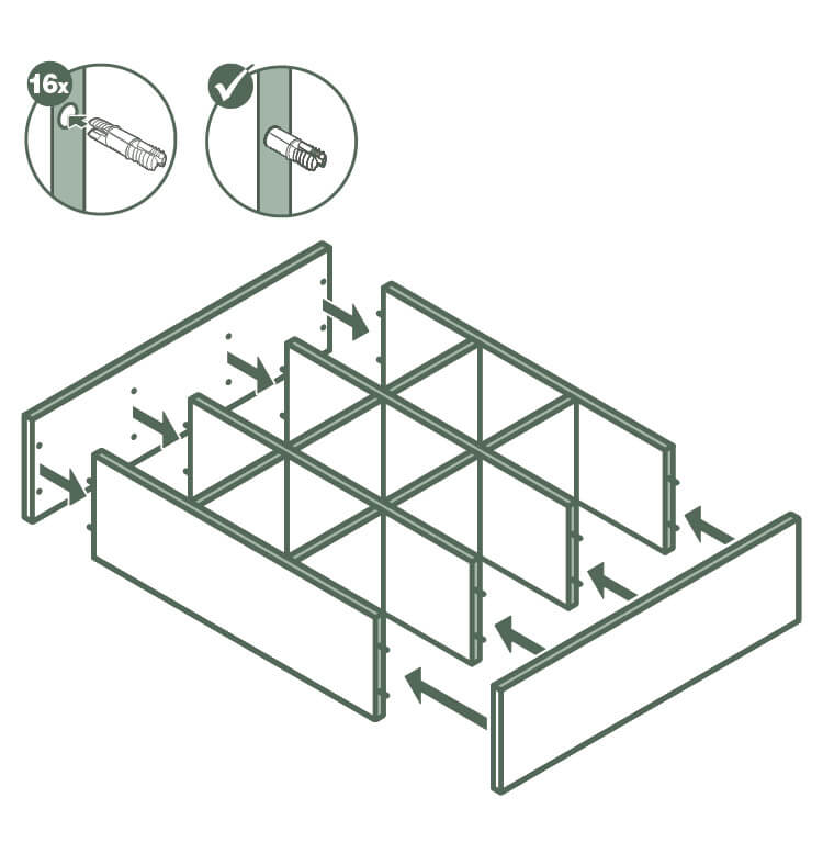 Connect side panels
