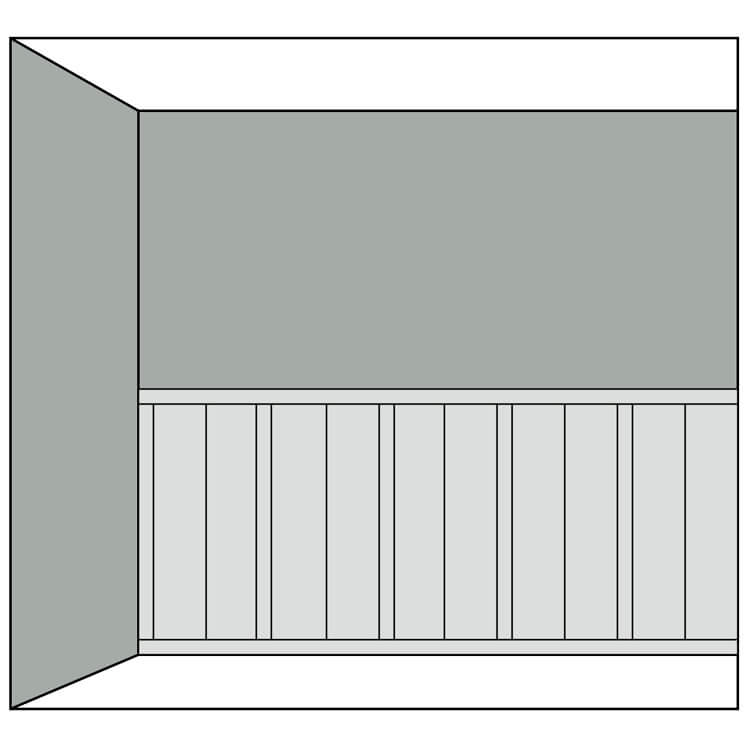 Half Height Board and Batten