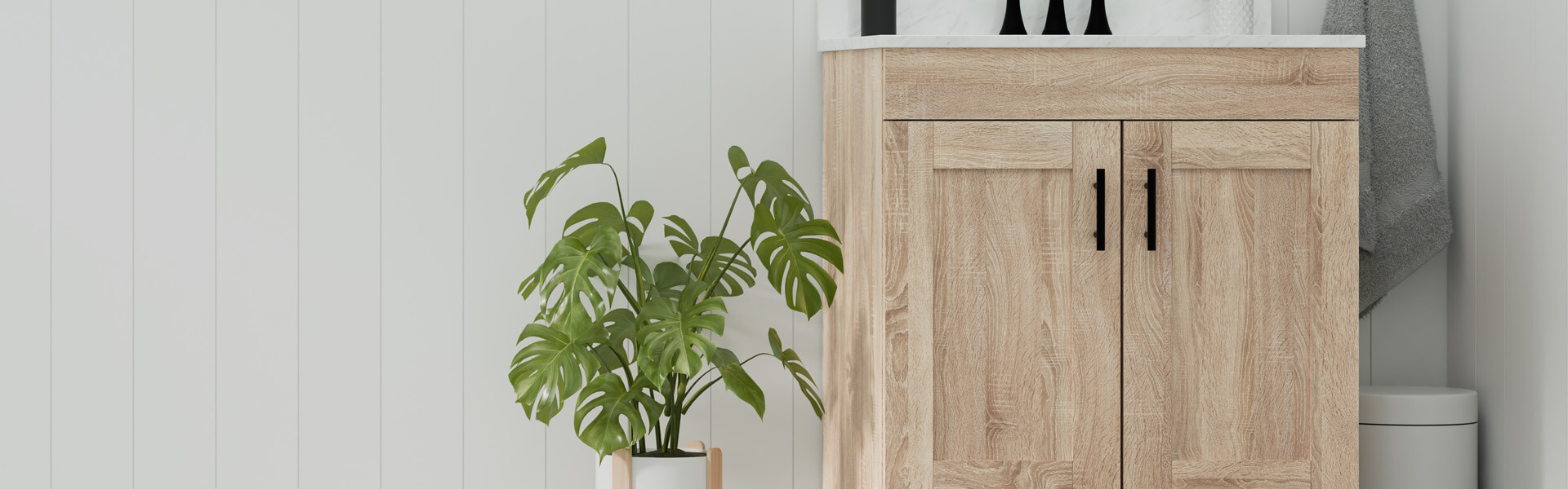 Dakota Coastal Oak Monroe Vanity