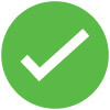 green checkmark