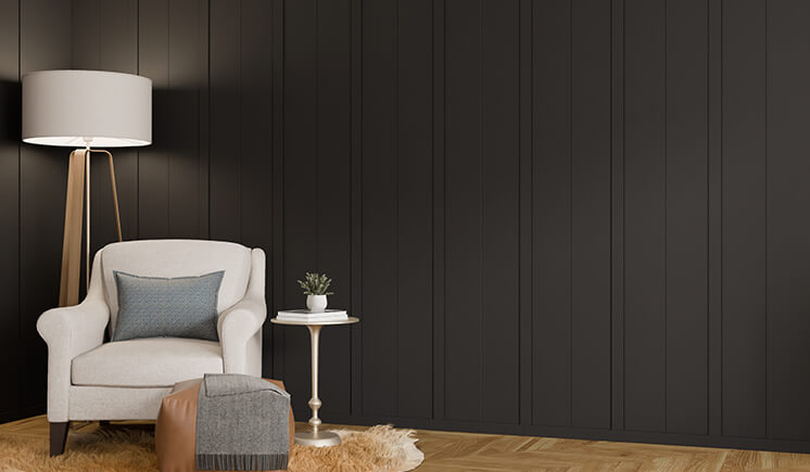 Dakota Shiplap Matte White Scene